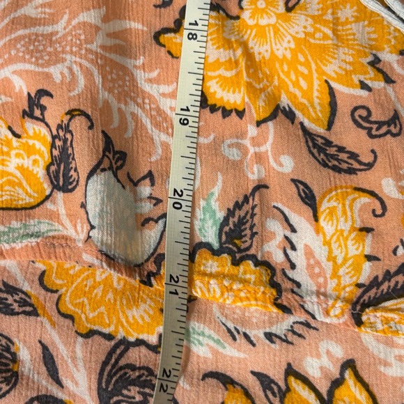 LOFT Floral Halter Neck Tank Top Peach XS - Picture 8 of 8